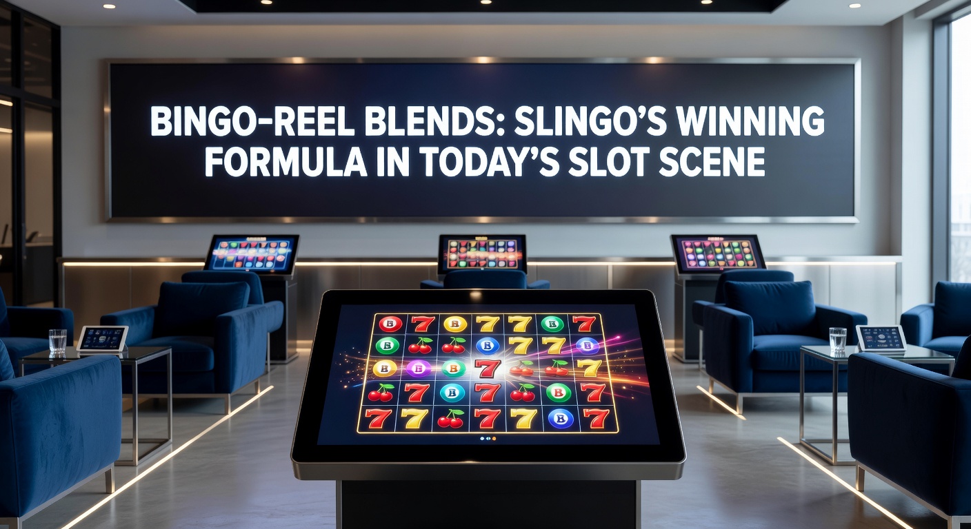 Close-up of a Slingo bonus round with glowing jokers, completed lines, and jackpot meters climbing amid colorful slot symbols