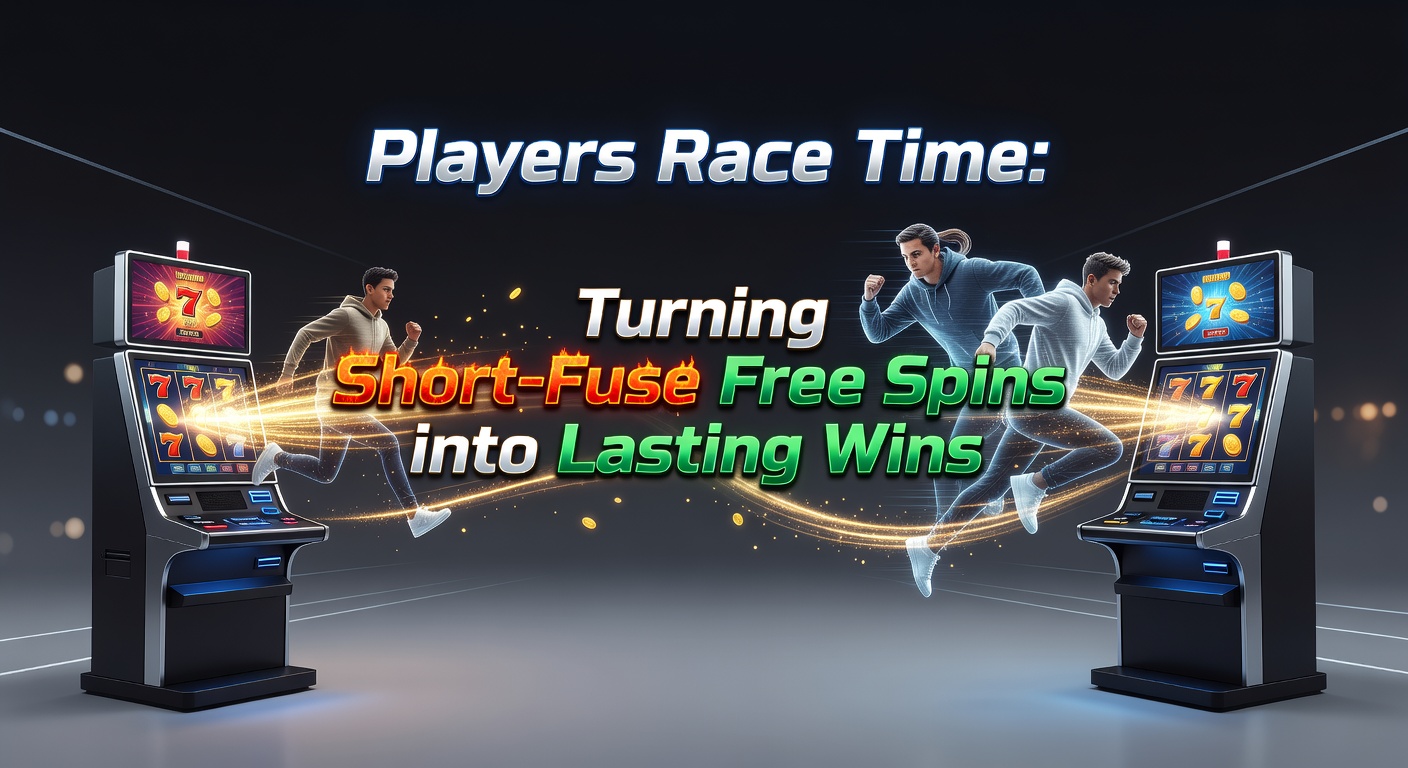 Dynamic slot screen showing a ticking timer during free spins with racing symbols building multipliers