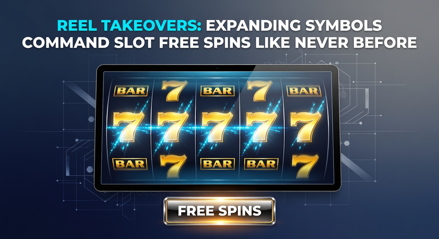 Vibrant slot reels expanding with glowing symbols during a free spins takeover, showcasing massive wins across the screen