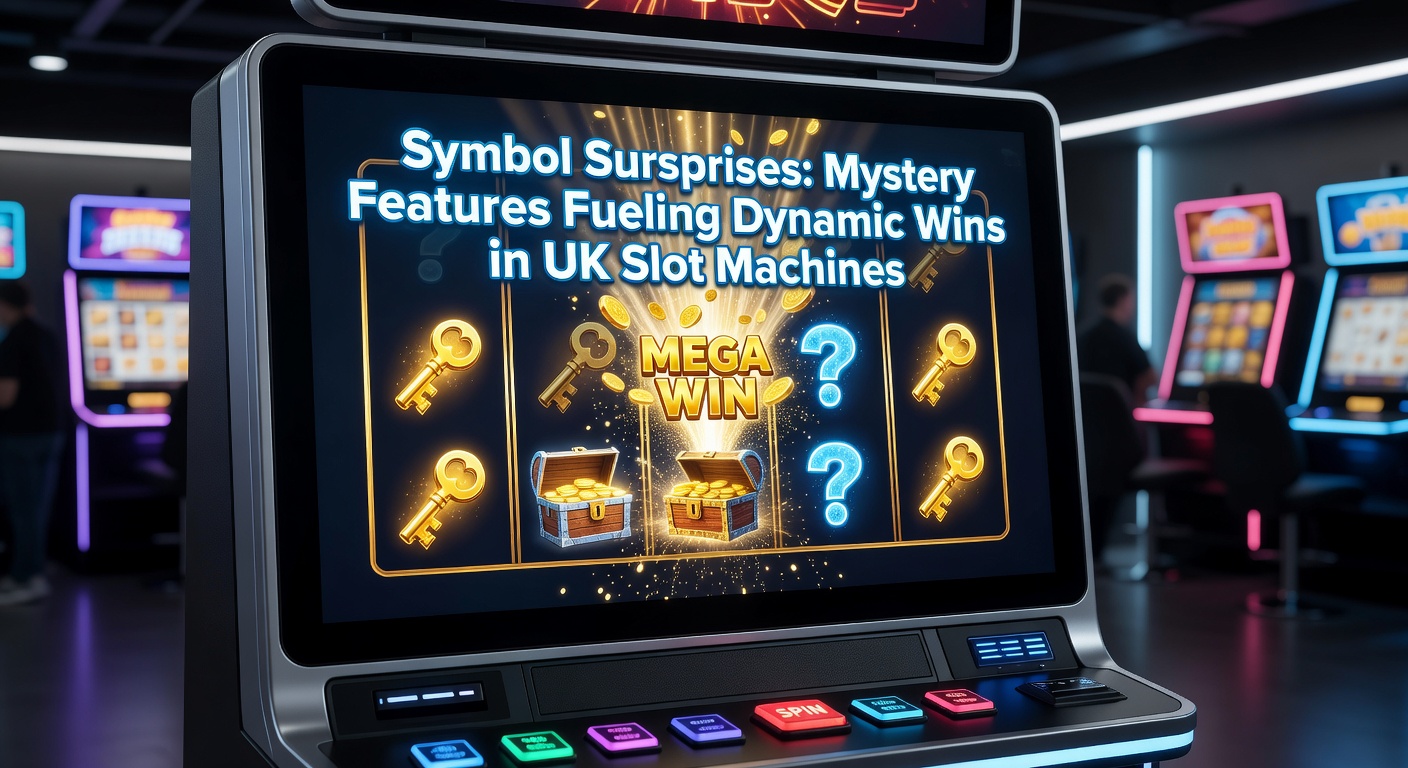 Vibrant slot machine screen displaying mystery symbols transforming into matching icons during a spin, highlighting dynamic win potential in UK online slots