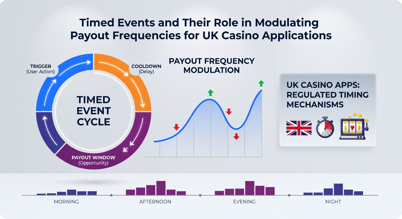Graph showing payout frequency spikes during timed casino events